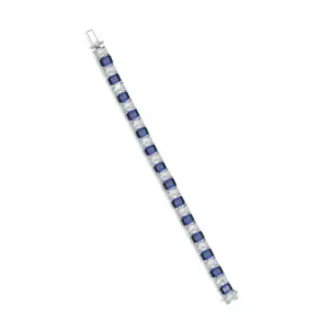 Riviera Festa Sapphire Radiant-Cut Interplay Bracelet