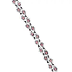 Santorini Ametista Intreccio Two-Row Bracelet