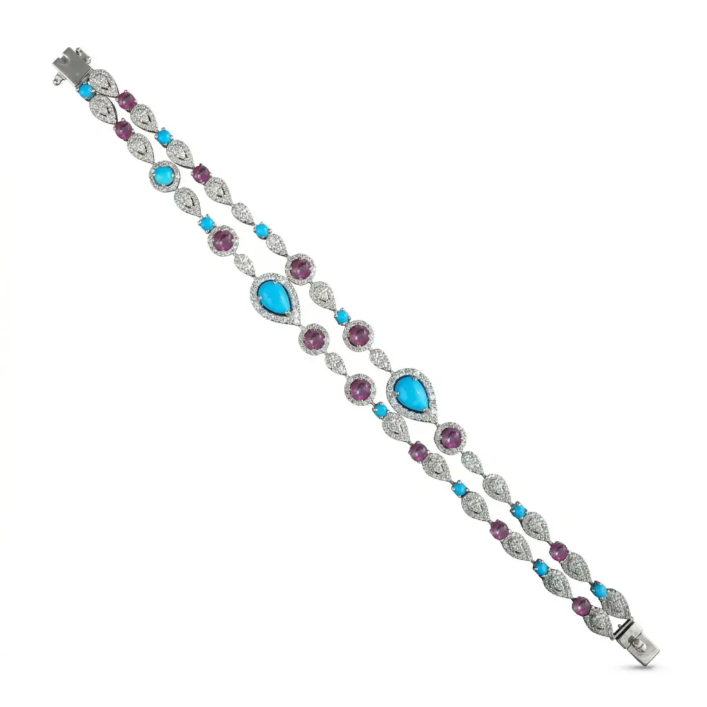 Santorini Calypso Marea Two-Row Bracelet