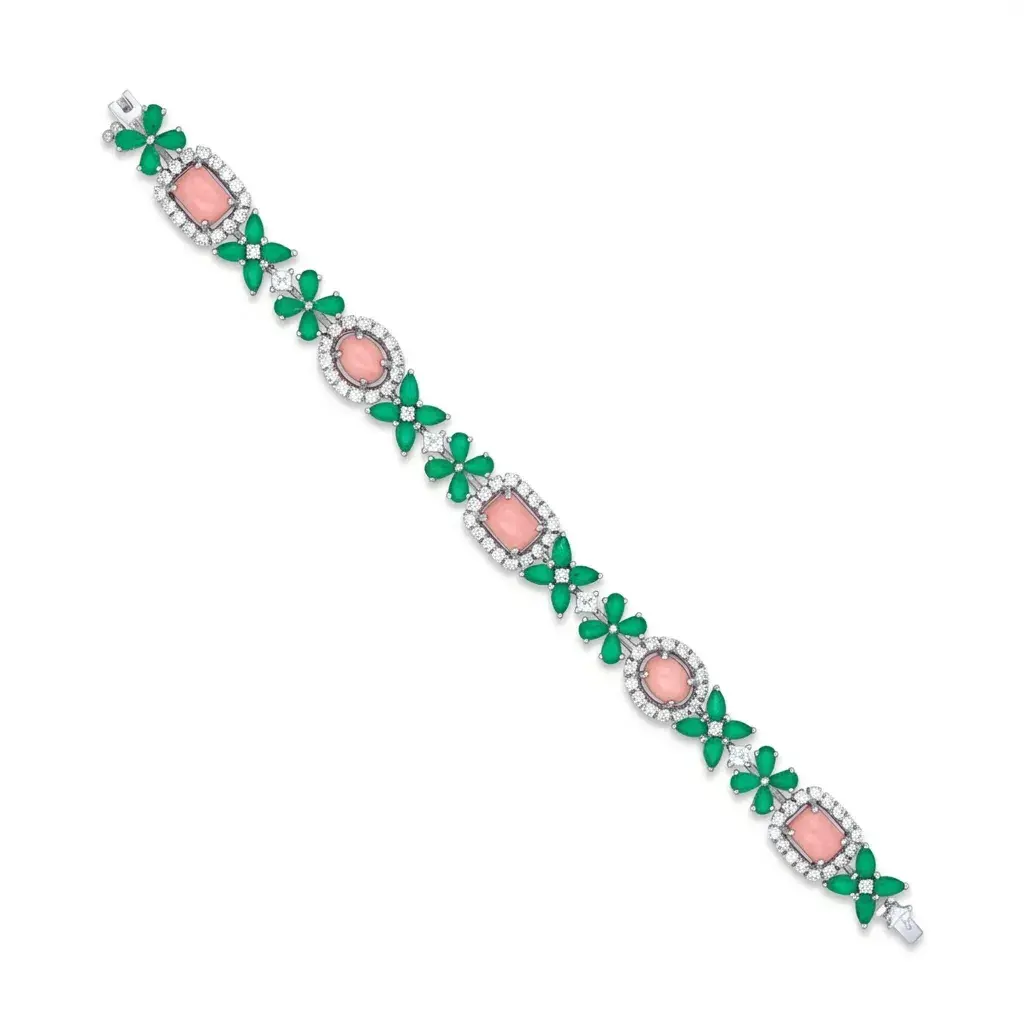 Santorini Peonia Bloom Cocktail Bracelet