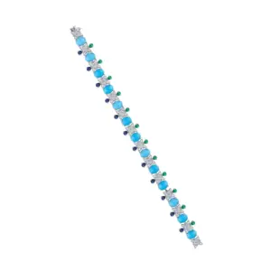 Santorini Pavone Gala Cocktail Bracelet