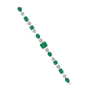Riviera Festa Emerald Multi-Cut Interplay Bracelet