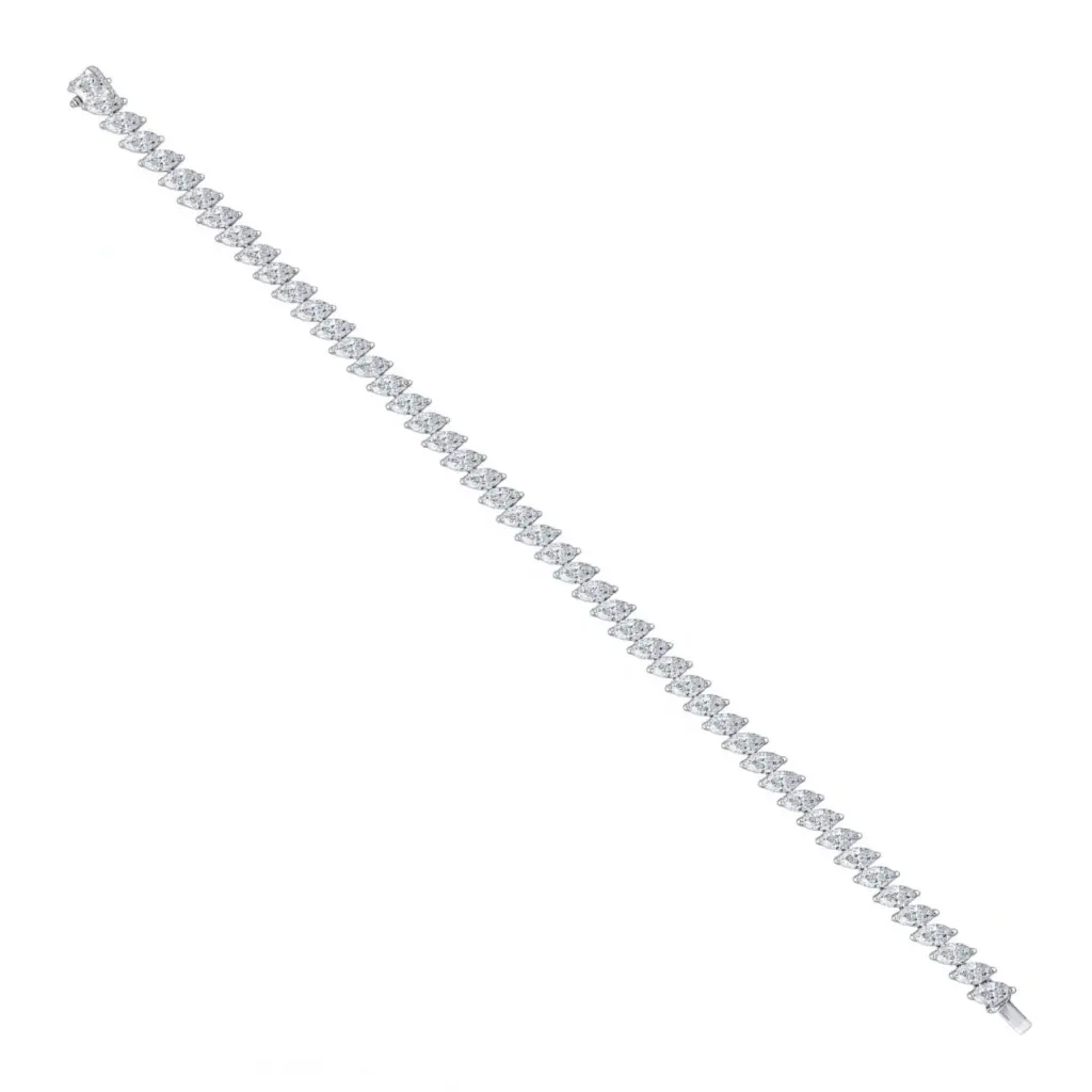 Riviera Neve Marquise-Cut Eternity Bracelet