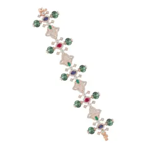 Senza Fine Baroque Multi-Colour Statement Cocktail Bracelet.