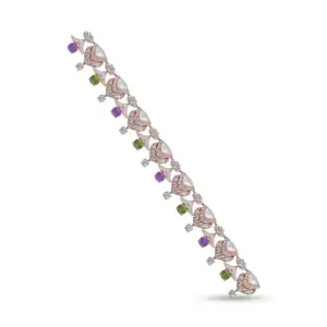 Senza Fine Wisteria Rocaille Cocktail bracelet.