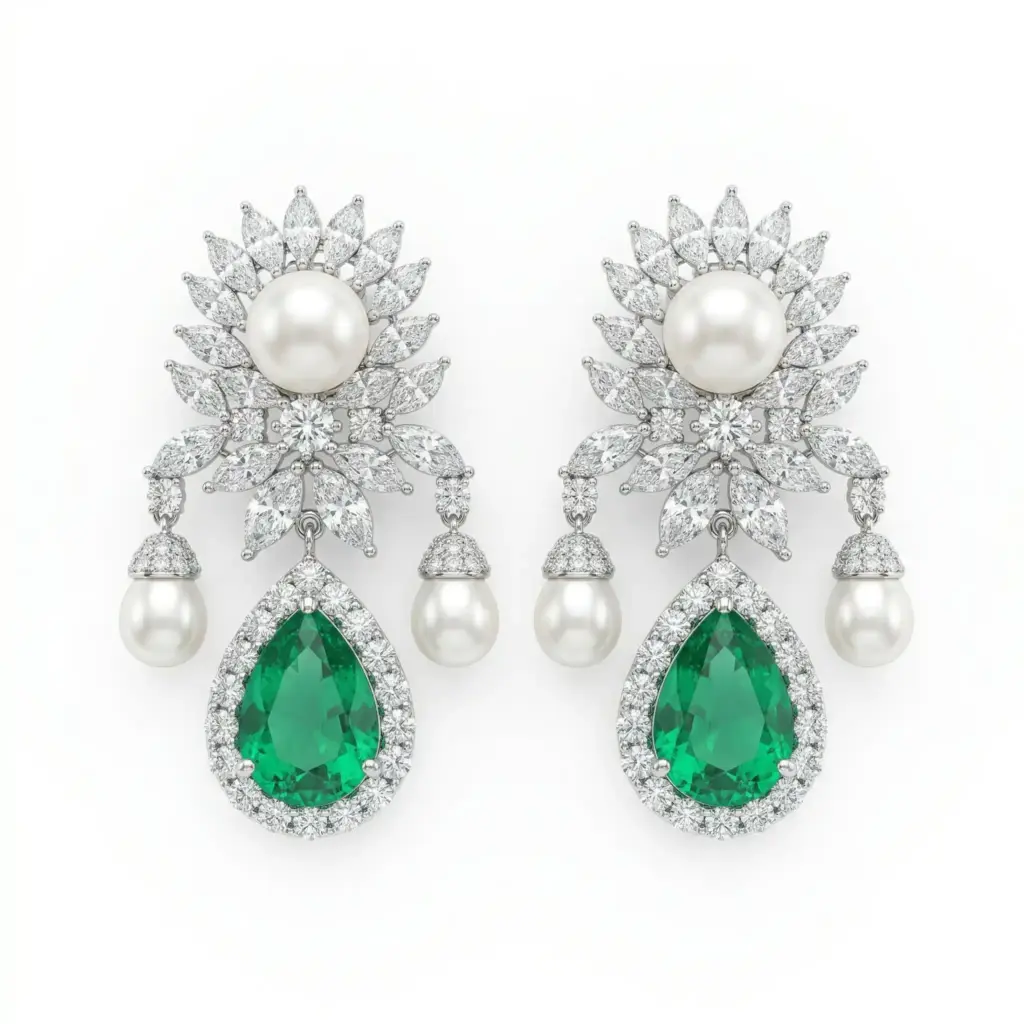 Lucenta Luna Statement Earrings
