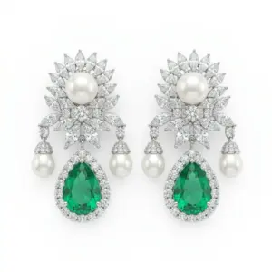 Lucenta Luna Statement Earrings