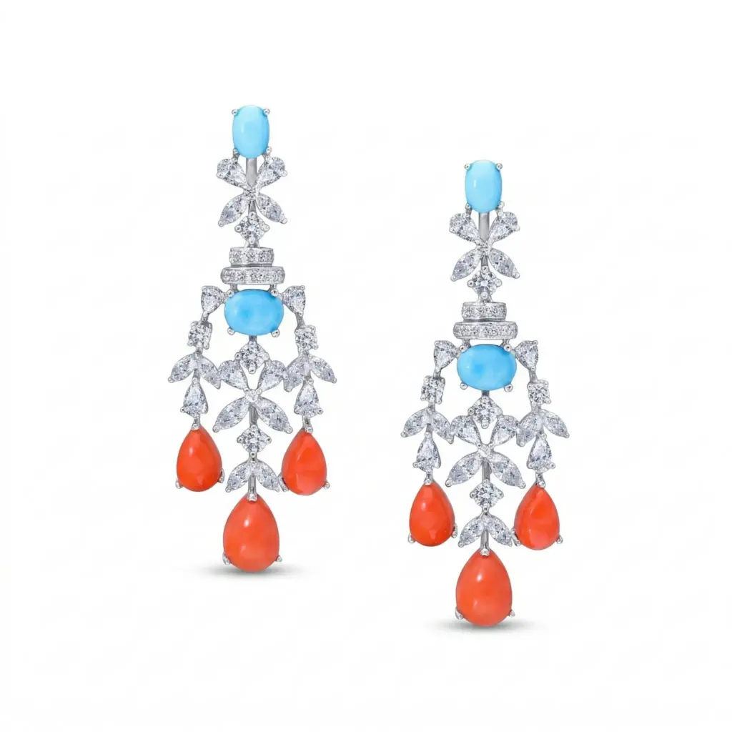 Santorini Aegea Calypso Chandelier Earrings