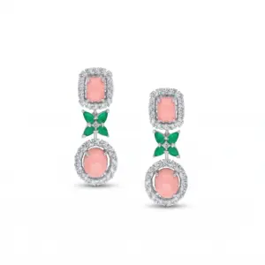 Santorini Peonia Bloom Drop Earrings