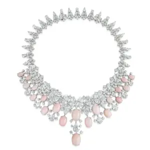 Santorini Blush Dewdrop Princess Necklace