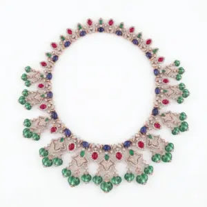Senza Fine Baroque Statement Fringe Necklace.