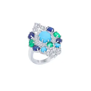Santorini Cluster Ring