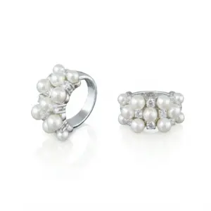 Lucenta Luna Cluster Ring